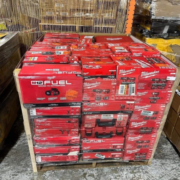 mixed Milwaukee Tools Pallet