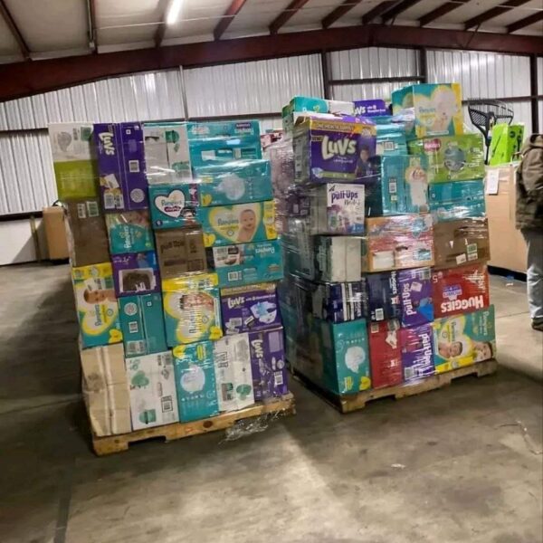 Mixed pallets of Baby wipes