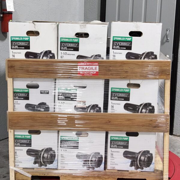 Sprinkler Pumps pallets