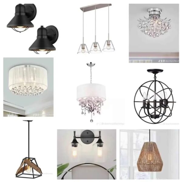 Lighting, Chandelier & Lamp Liquidation Pallet