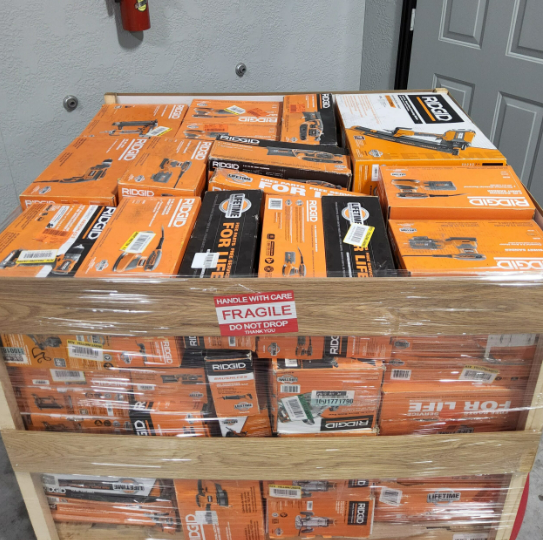 Ridgid tool pallets For sale